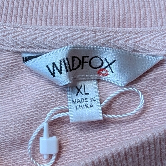 🌸 Wildfox Coffee & Sunshine Pink XL Sweatshirt ☀️☕ Cozy Retro Vibes - Picture 6 of 9